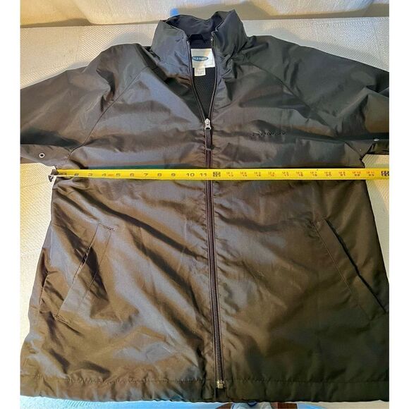 Old Navy Active Windbreaker Raincoat Jacket Men's Black Full Zip- Size S - Picture 5 of 16